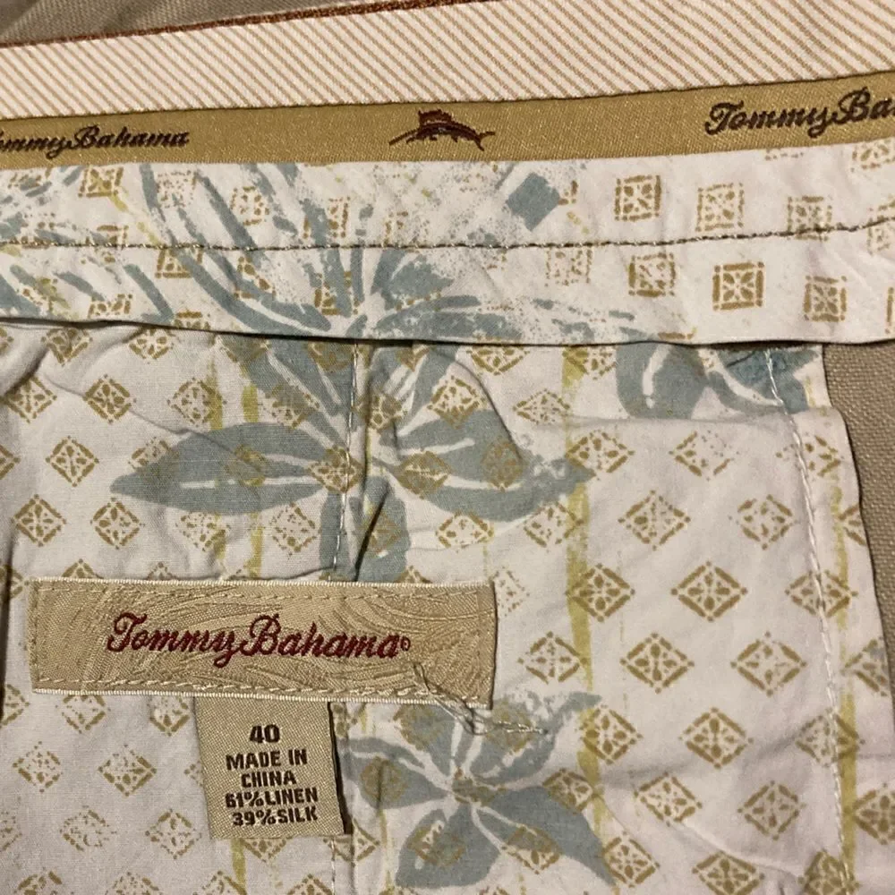 Tommy Bahama Men’s Linen/Silk Casual Pants Size 40